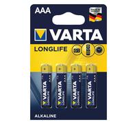 PILA MINISTILO LONGLIFE 'LR03' Pz 4 - 1,5 V - AAA 10 BL