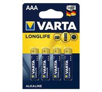 PILA MINISTILO LONGLIFE 'LR03' Pz 4 - 1,5 V - AAA 10 BLISTER DF 8000070