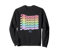 Pila NBA Minnesota Timberwolves Rainbow Pride Color Pastello Felpa