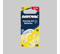 PILA PER ACUSTICA RAYOVAC 10 Blister 6 Pezzi Pile Varta (Conf 10)