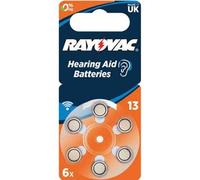 Pila per Acustica Rayovac 13 Blister 10 Confezioni 6 Pezzi