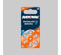 PILA PER ACUSTICA RAYOVAC 13 Blister 6 Pezzi Pile Varta (Conf 10)