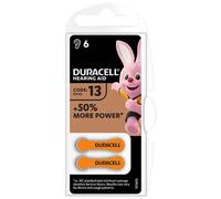PILA PER APPARECCHI ACUSTICI 'EASY TAB 13' Blister 6 pezzi - Colore Arancio
