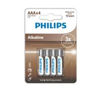 Pila Philips LR03A4B/10 AAA Alcalina 1.5V Blister 4 pezzi