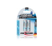 Pila Ricaricabile Ansmann AA 2500 mAh Pack da 2