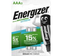 E300624305 Energizer Batterie Ricaricabili - HR03 Extreme AAA 800mAh FSB2