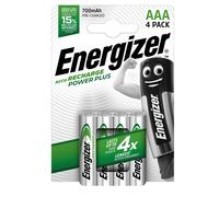 Batteria ricaricabile Energizer Power Plus HR3/AAA 700 mAh - 4 pezzi