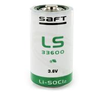 PILA SAFT LS33600 LITIO 3,6V LS 33600 16500 17AH D TORCIA LITHIUM R20 3.6 V LS3