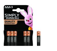 Pila Simply Ministilo Aaa Confezione PZ.5 Duracell 10 Blister