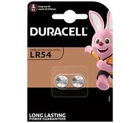 Pila Specialistica LR54 Duracell Alcalina 1,5 V 2 Pezzi