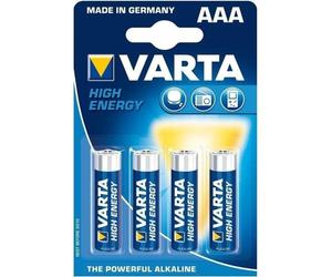 Pila Varta High Energy 4903/4B AAA Alcalina 1,5V 4 pezzi Blister