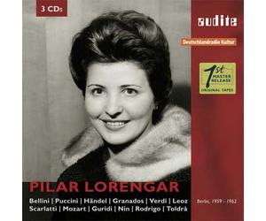 Pilar Lorengar Pilar Lorengar: Bellini/Puccini/Handel/Granados/Verdi/Leoz/. (CD)