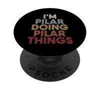 Pilar Name Pilar Personalized Name First Given PopSockets PopGrip Adesivo