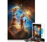 Pilastri della Creazione Nebulosa Spaziale Puzzle da 1000 Pezzi per Adolescenti Puzzle Gioco Mentale Momento di Pace Taglio Premium Regalo Artistico (38x52cm)