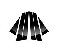 Pilastri porte e finestre Compatibile Con C&hevrolet Per Captiva 2009 2010 2011 2012 2013 2014 2015 2016 2017 2018 Coprifinestrini 6 Pezzi Montanti Montanti Lucidati