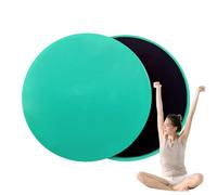 Pilates - 2 dischi scorrevoli su entrambi i lati, cuscinetti lisci in PP EVA, perfetti per allenamento e scafo, affondi, flessioni, allenamento del pavimento su piastrelle in legno duro, sicuro