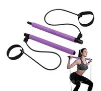 Pilates Bar kit - Pilates Equipment | Fitness Workout Bands | Door Grip for Women Home Gym Pilatess Yoga Multifunctional Pilatess Bar for Women & Men Gym Yoga Fitness Strength Training