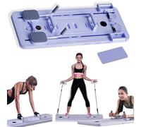 Pilates Board & Ab Core Trainer - Tavola for esercizi addominali, attrezzo for l'allenamento degli addominali, macchina for l'allenamento della forza del core(Purple)
