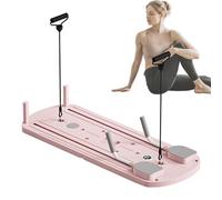 Pilates Board - Automatic Rebound Addominal Muscle Roller - Foldable Pilates Reformer, Automatic Rebound Addominal Muscle Roller for Home Workouts