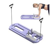 Pilates Board per casa, macchina riformatrice scorrevole multiuso per uso interno ed esterno, attrezzatura portatile per pilates a casa per allenamento completo, allenamento di base, equilibrio