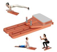 Pilates Board, Pilates Reformer Machine, Ab Roller Board, Ab Roller Board, 6 in1 Multifunzionale Abdominal Board, Pieghevole Casa Palestra, Training Board Full Body Workout Equipment, per uomini e