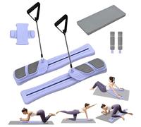 Pilates Board Trainer, Fitness Equipment Set, Portable Exercise System, Multifunctional Workout Tool, Sturdy Lightweight Build, Perfect for Yoga Cardio Workout Fitness Activities Women Use