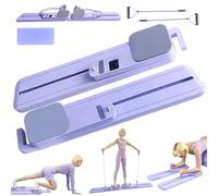 Pilates Board Upgraded Pilates Reformer Machine, Pilates Board Riformer Set Ab Roller Attrezzature per allenamento completo per