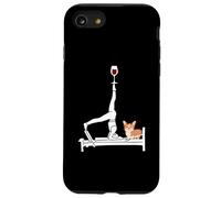 Pilates carino Corgi Reformer Pilates amante del vino Custodia per iPhone SE (2020) / 7/8