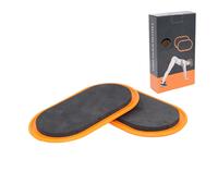 Pilates Core Sliders Set 2PZ per Scivolare Liscio su Pavimenti in Legno Duro e M