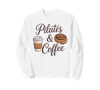 Pilates E caffè Cannella Panino Fitness Benessere Allenamento Felpa