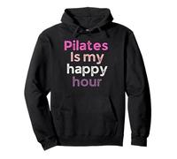 Pilates è Il Mio Happy Hour, Divertente Pilates Lovers Workout Felpa con Cappuccio