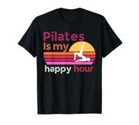 Pilates è Il Mio Happy Hour, Divertente Pilates Lovers Workout Maglietta