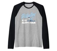 Pilates è Il Mio Happy Hour - Istruttore di Pilates Lover Maglia con Maniche Raglan