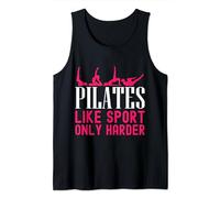 Pilates è più duro dello sport divertente divertente con scritta "Fun" Canotta
