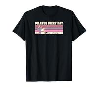 Pilates Every Day Edizione Limitata Stile Retro Anni '70 Maglietta