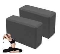 Pilates Foam Blocks, Yoga Balance Blocks Set, EVA Anti Slip 2pcs Split Design 23cm Stretch Support Block for Hot Yoga Gym Meditation Training, Fitness Prop for Beginners Advanced Stability Use