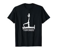 Pilates gatto Reformer Pilates Purrformers Maglietta