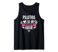 Pilates is My Happy Hour Hot Girls Do Pilates Instructor Era Canotta