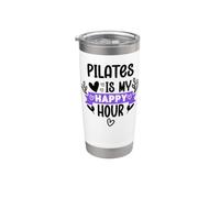 Pilates is My Happy Hour In Pilates Era Pilates Instructor Bicchiere termico in acciaio inox doppia parete