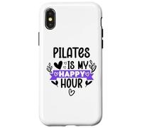 Pilates is My Happy Hour In Pilates Era Pilates Instructor Custodia per iPhone X/XS