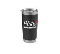 Pilates is my Happy Hour Stress Relief Bicchiere termico in acciaio inox doppia parete