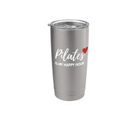 Pilates is my Happy Hour Stress Relief Bicchiere termico in acciaio inox doppia parete