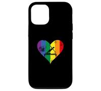 Pilates LGBT Reformer Pilates Cuore invecchiato Custodia per iPhone 12/12 Pro