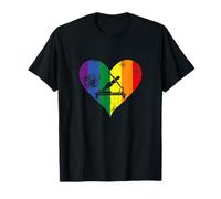 Pilates LGBT Reformer Pilates Cuore Invecchiato Maglietta