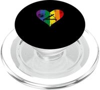 Pilates LGBT Reformer Pilates Cuore invecchiato PopSockets PopGrip per MagSafe