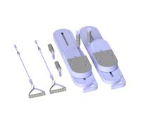 Pilates - Macchina per l'allenamento domestico - Riformatore portatile Pilates - Macchina multifunzione per rinforzare i muscoli | Pilates riforma vassoio, gambe in interna - equilibrio