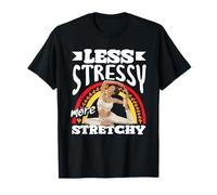 Pilates Meno Stressy Più Elastico Pose Maglietta