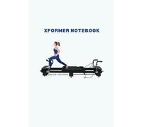 Pilates notebook with different XFormer moves on each page - Platform Lunge - Slow Resistance Training - Resilient - Blue set