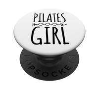 Pilates Ragazza Con Stile Boemia Cuore Freccia Grafica PopSockets PopGrip Adesivo