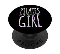 Pilates Ragazza Con Stile Boemia Cuore Freccia Grafica PopSockets PopGrip Adesivo